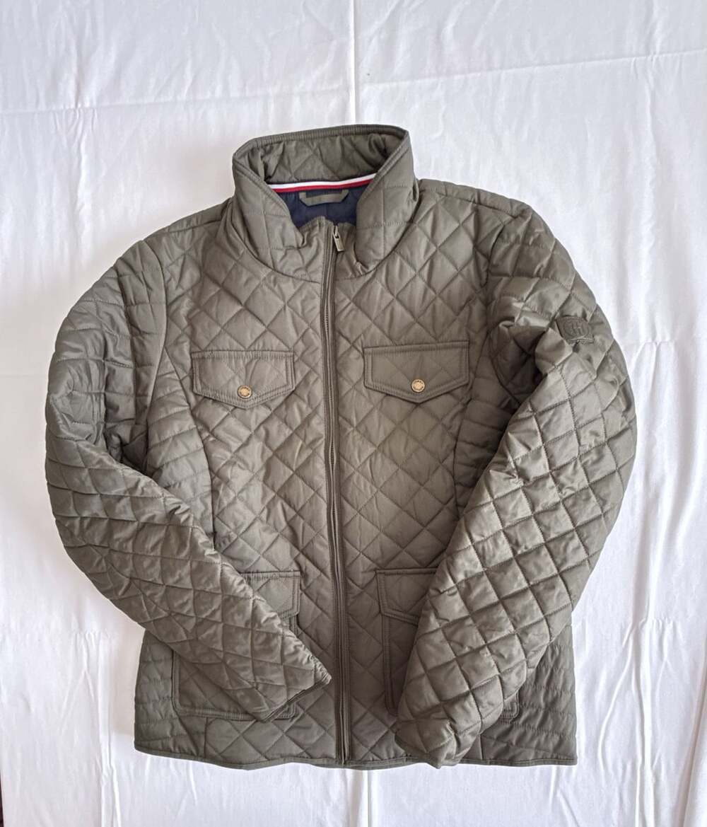 Tommy Hilfiger Size L is Women's Quilted Zip Jacket fall fashion